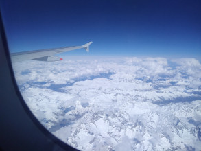 Survol des Alpes